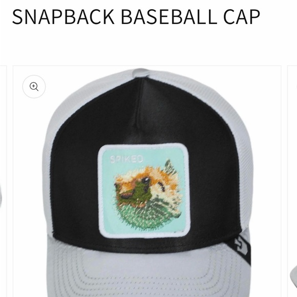 Goorin Bros Spiked Trucker Baseball Cap Gray Black New With Tags - Picture 2 of 6